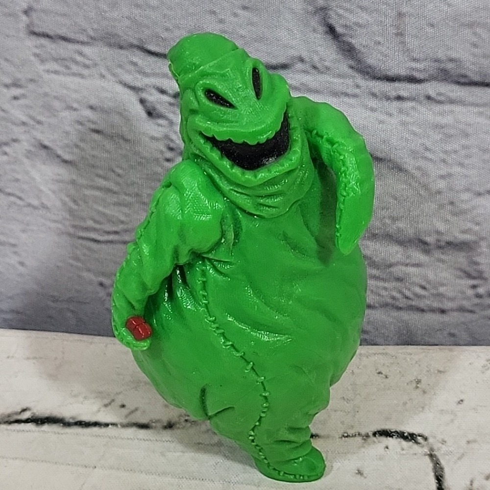 Vtg Nightmare Before Christmas Oogie Boogie Figure Touchstone Pictures 4" Green